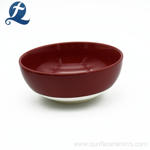 Safety Handmade Round Shape Ceramic Soup Bowl